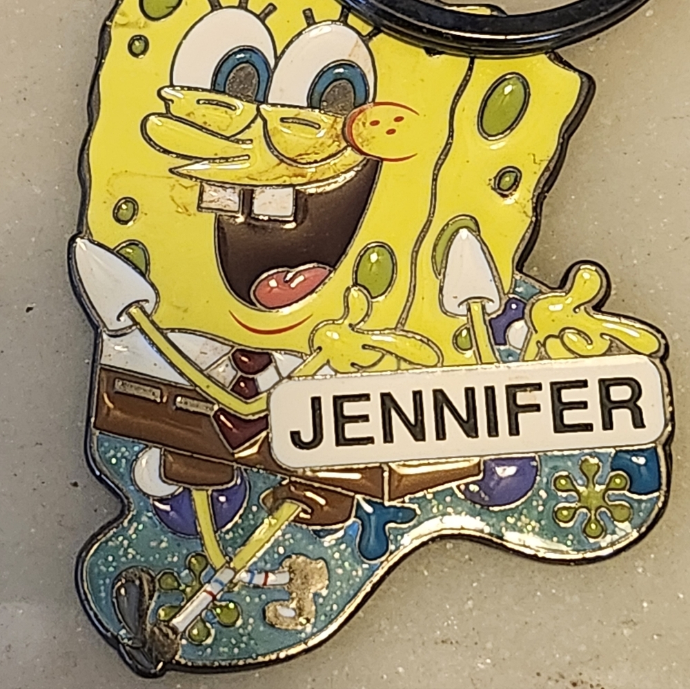Spongebob Universal Studios Keychain With Jennife… - image 6